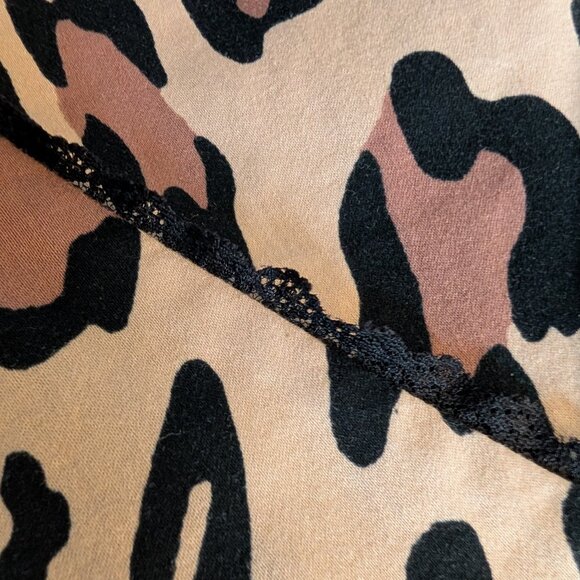 STAR by Julien Macdonald Leopard Bodycon Dress Retro Pin-up Size 10-12 - Picture 11 of 14